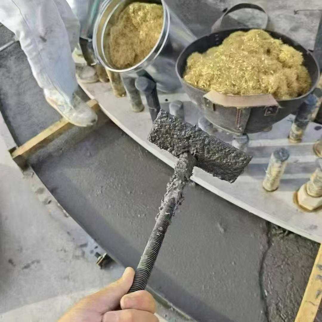 福鼎C120钢纤维高强无收灌浆料 轧机压缩机汽轮机发电机锻压设备底座灌浆材料